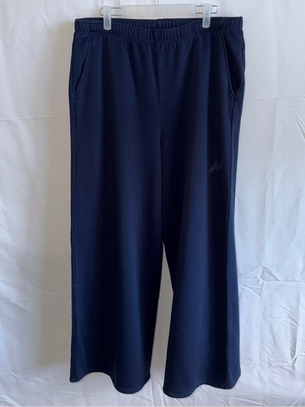 GAP Navy Wide-Leg Pull-On Pants